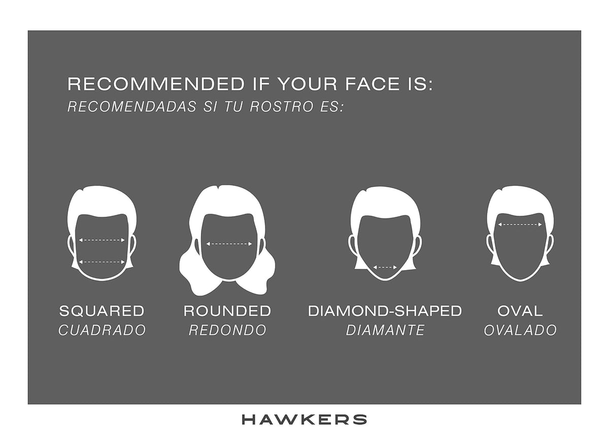 HAWKERS Lentes de Sol CRUSH para hombre y mujer