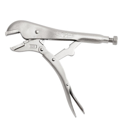 IRWIN Pinza de Presión, Herramienta de Mano, Electricista, Ajuste y Sujeción, Multiusos, Agarre Ergonómico, Acero Resistente, Uso Profesional y Doméstico, Mordaza Recta, Alta Resistencia