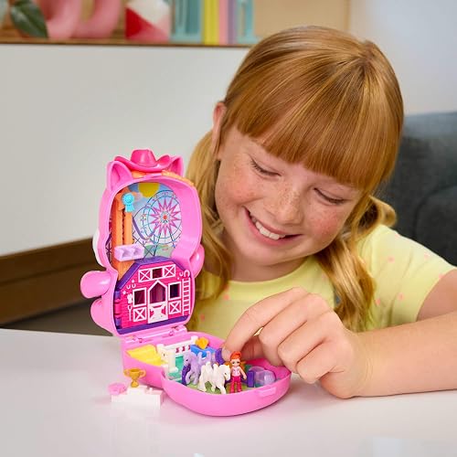 Polly Pocket Set de Juego Mundo de Compactos de Polly para niñas de 4 años en adelante