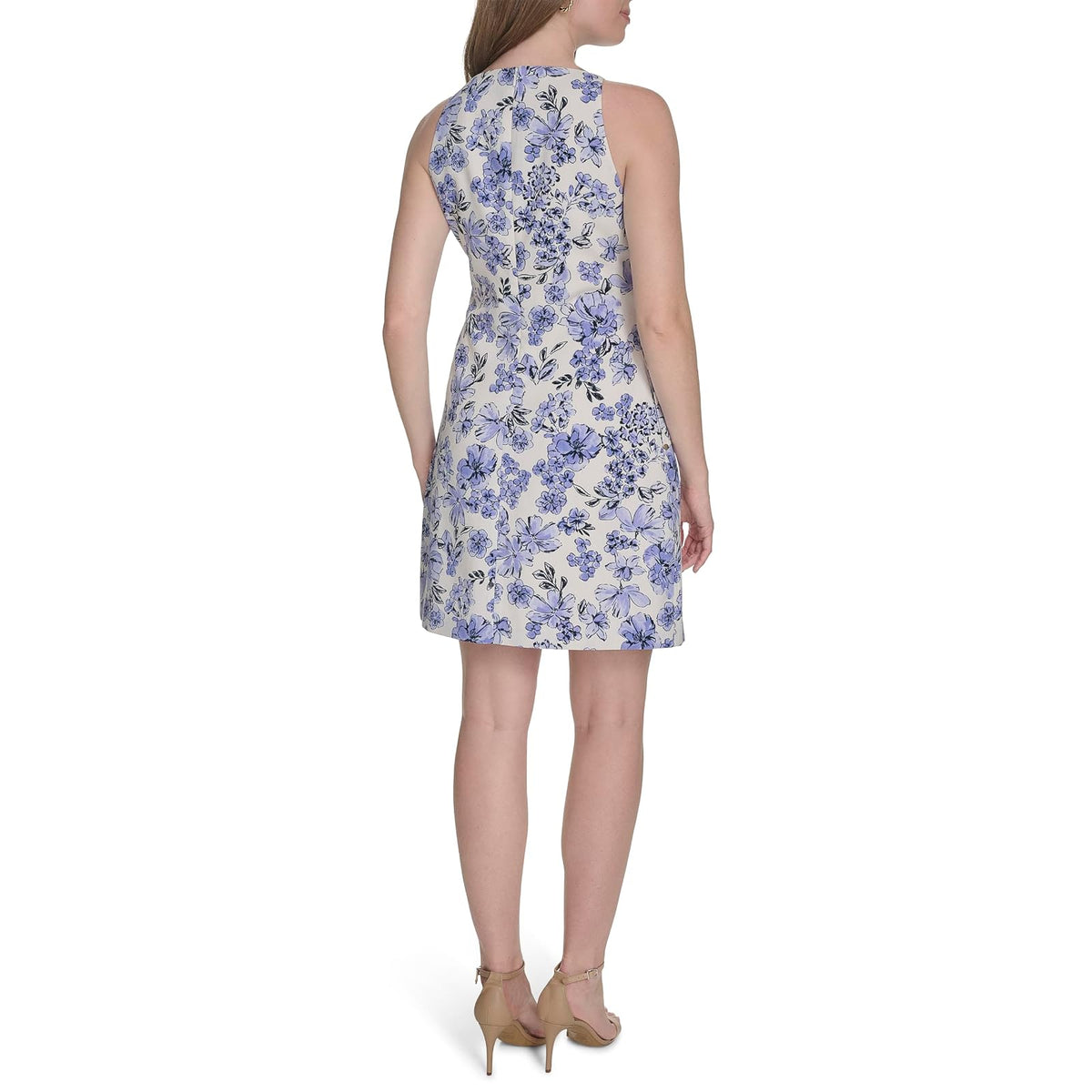 Tommy Hilfiger - Mini Vestido Cuadrado sin Mangas para Mujer