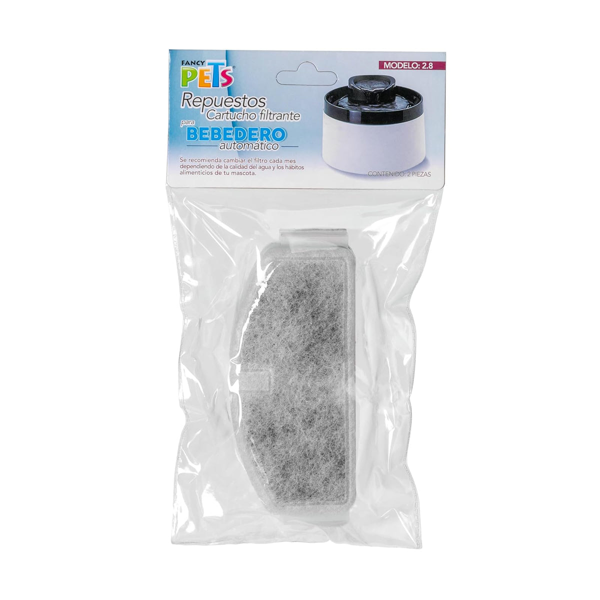 Fancy Pets Cartuchos Filtro para Bebedero Automático con 2 Piezas