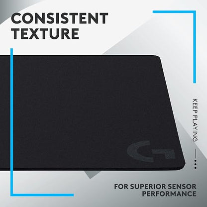 Logitech G440 Gaming Mouse Pad - Alfombrilla rígida para Mouse de Juegos, optimizada para sensores de Juegos, fricción Baja, Antideslizante, Accesorios para PC y Mac, 340 x 280 x 5 mm