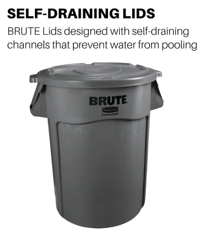 Rubbermaid Commercial, Tapa, Gris, 32G