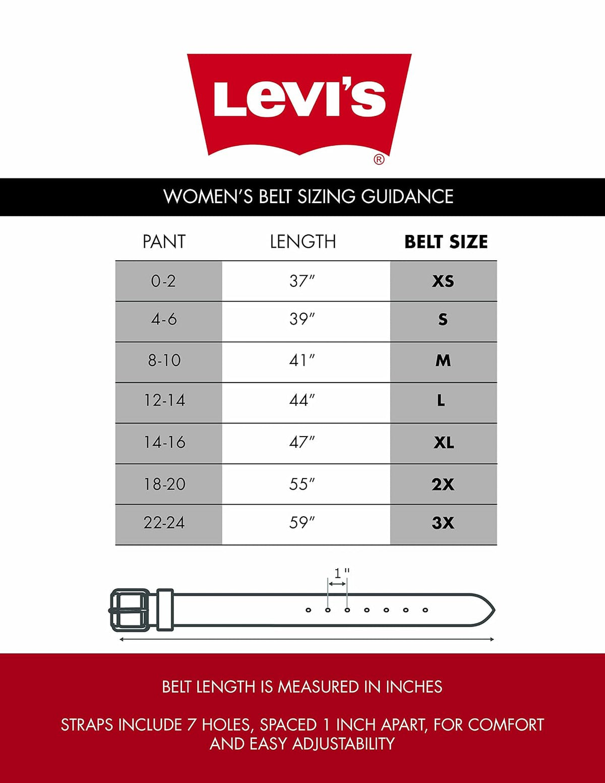 Levi's Cinturón de barra central casual CinturónMujer
