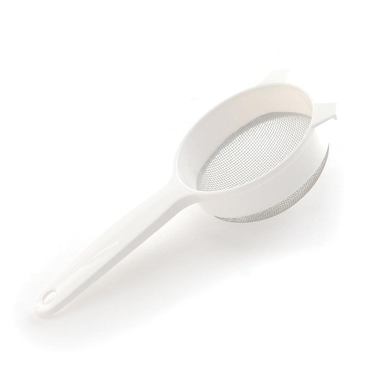 Norpro Colador 2133 | Blanco, 8.3 cm, malla de acero inoxidable, plástico duradero