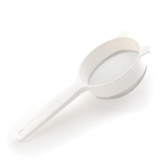 Norpro Colador 2133 | Blanco, 8.3 cm, malla de acero inoxidable, plástico duradero
