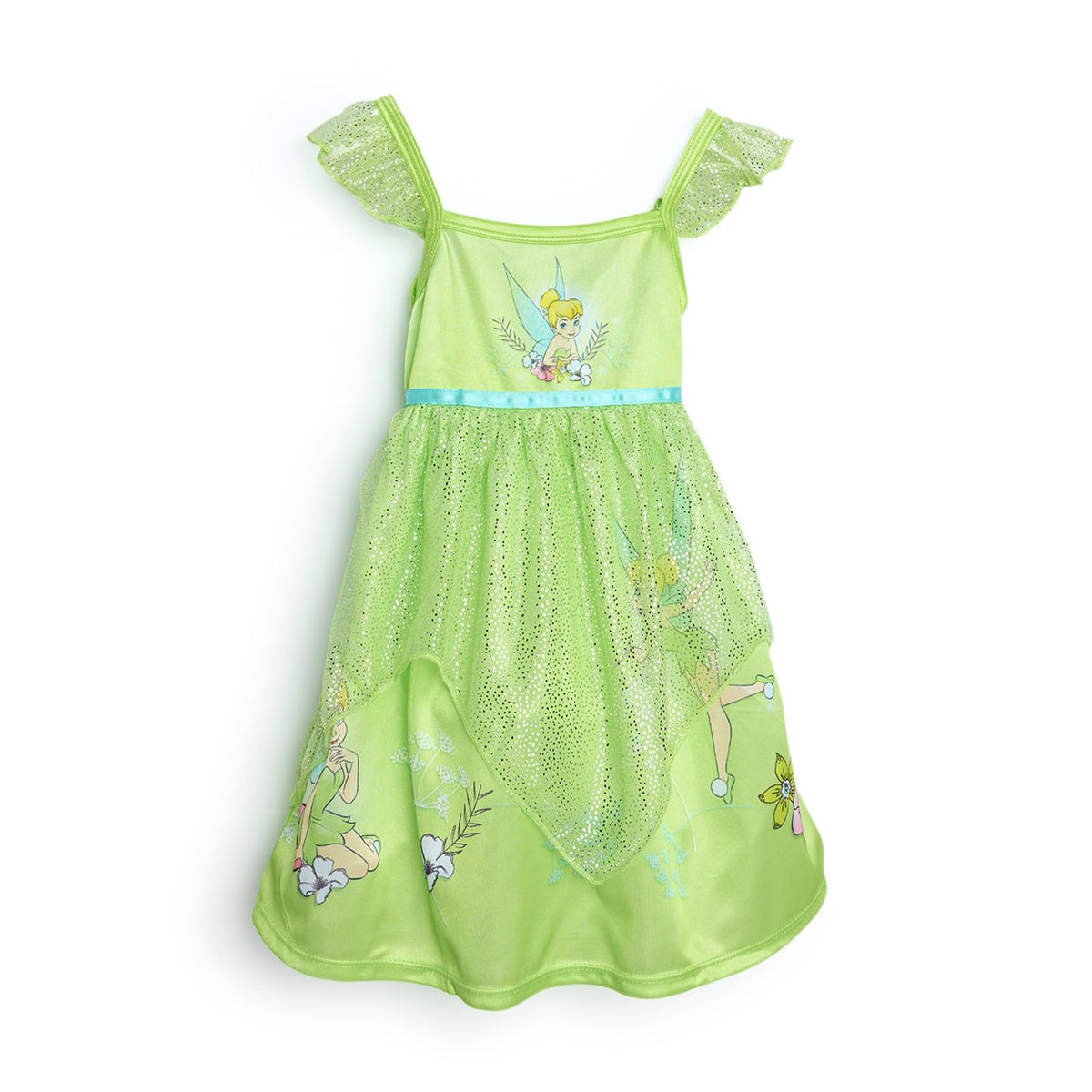 Disney Princesas Bata para Dormir tipo Vestido para Niña - Tinkerbell - 4 Años