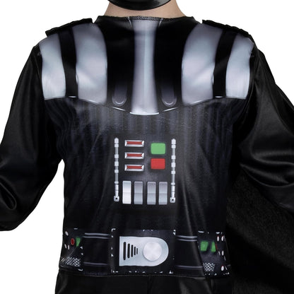 Star Wars - Disfraz de Darth Vader para niños, disfraz de Halloween para niños, con licencia oficial M