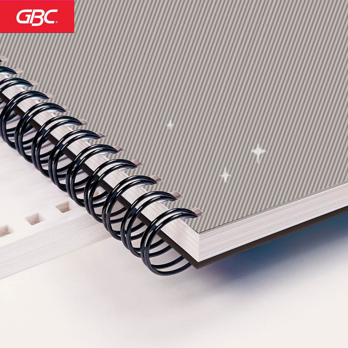 GBC P3559 Cubierta para Encuadernar Rayado Color Humo
