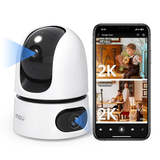 Imou Ranger Cámara Doble Lente WiFi Interior 6MP de Doble Lente con Visión Nocturna Full Color