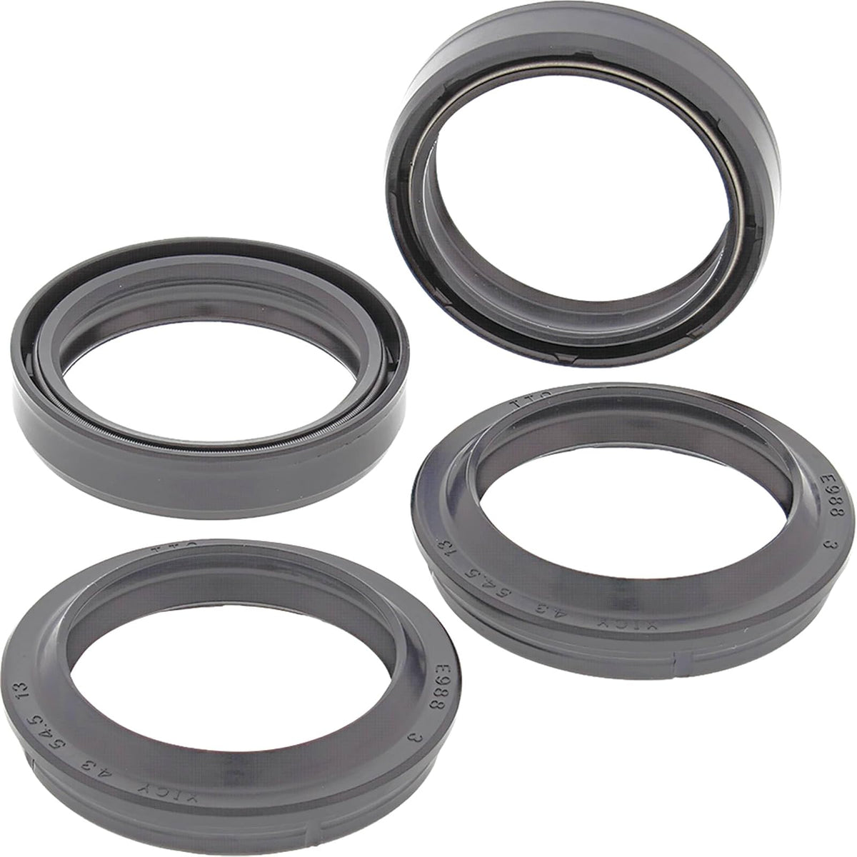 All Balls Racing Kit de Sellado de Horquilla y Polvo 56-133 Compatible con Aprilia, Buell, Cagiva, Honda, Kawasaki, Suzuki, Multi