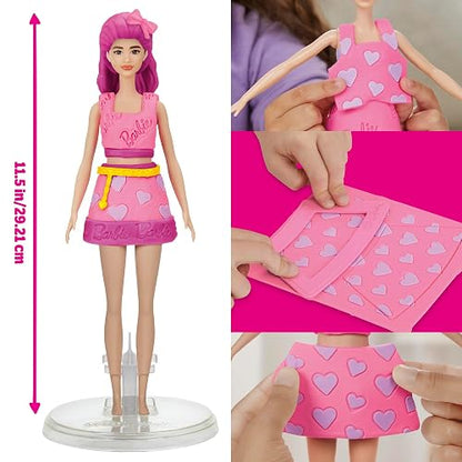 Play-Doh Set de Masas Moldeables Corazones y Cabello Barbie +5 Años