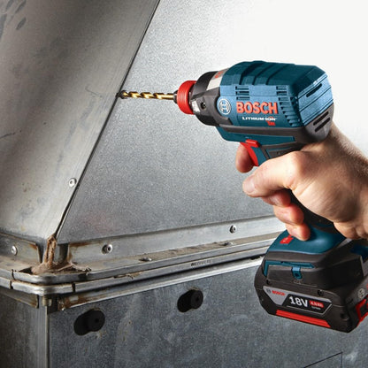 BOSCH TI2143IM - Broca de titanio resistente al impacto de 1/4 pulgadas x 4 pulgadas