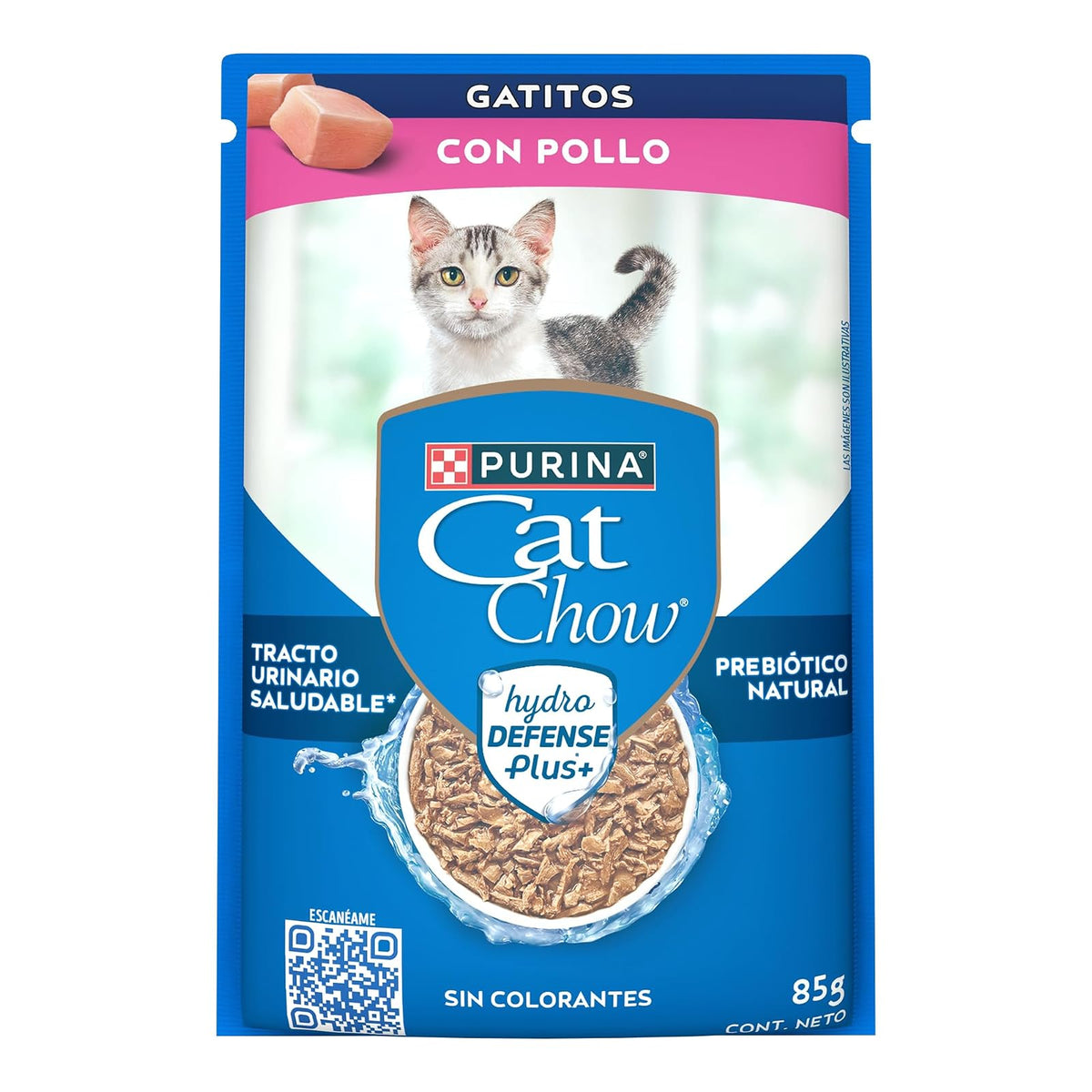 CAT CHOW Gatito Pollo 24x85g N1 MX