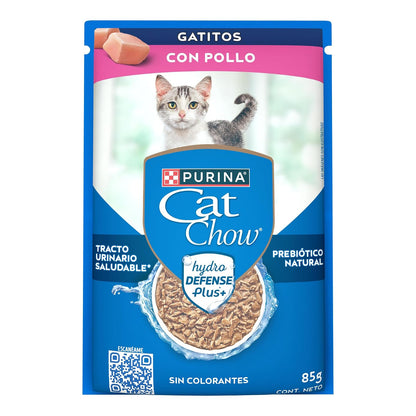 CAT CHOW Gatito Pollo 24x85g N1 MX