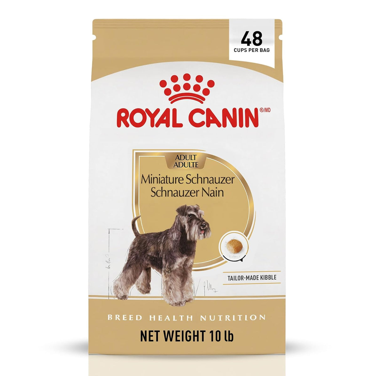 Royal Canin Croquetas para Schnauzer, 4.53 kg (El empaque puede variar)