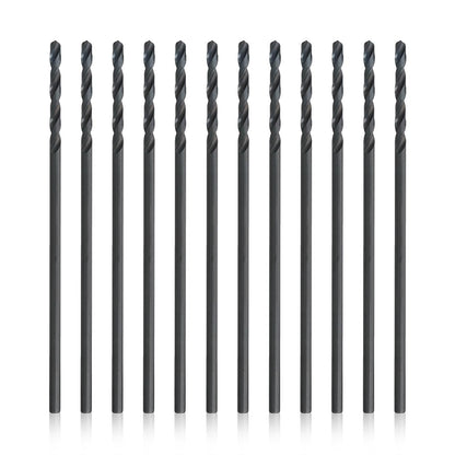 Drill America - Broca de extensión de aviones de acero de alta velocidad DWDA/CX121/2 1/2" x 12", serie DWDA/C - 3 - 16" (Pack of 12) - 6 pulgadas de largo