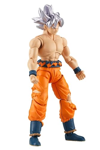 Dragon Ball Super Goku Ultra Instinct Silver Dragon Ball Evolve Figura de 5", Goku Ultra Instinct Plata