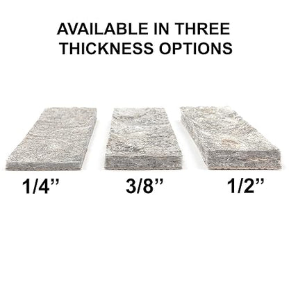 Mohawk Home Dual Surface Felt Non Slip Rug Pad, 2'x12', 1/4 Inch Thick, Safe for All Floors