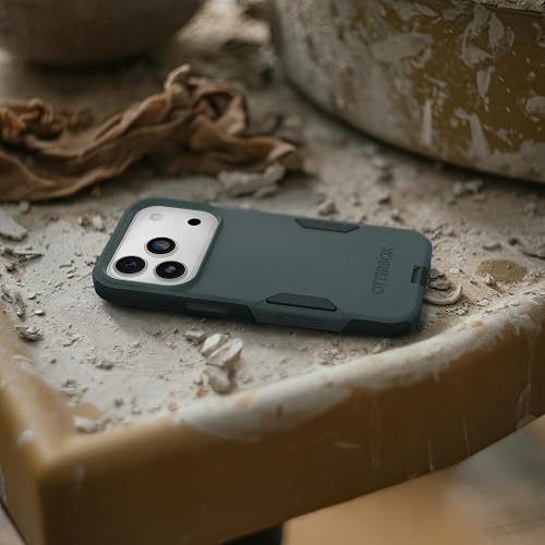 OtterBox - Funda para iPhone 17 Pro MAX Commuter Series - Verde Sagebrush - Funda Delgada y Protectora para iPhone