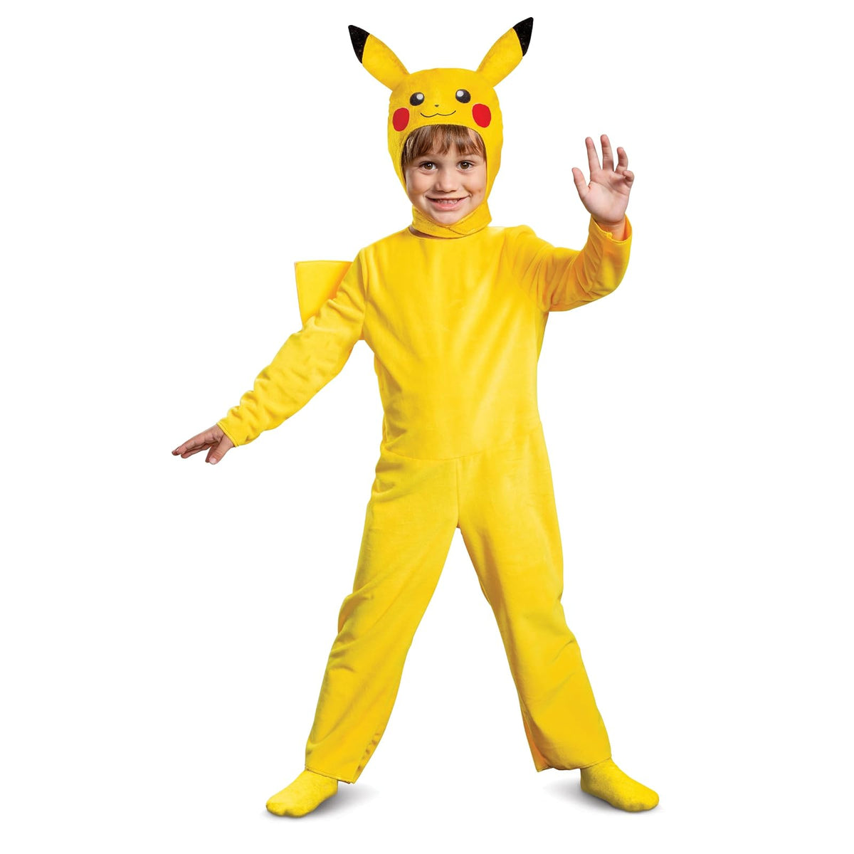 Disguise The Pokemon - Disfraz clásico de Pikachu para niños pequeños, 3T/4T, Amarillo