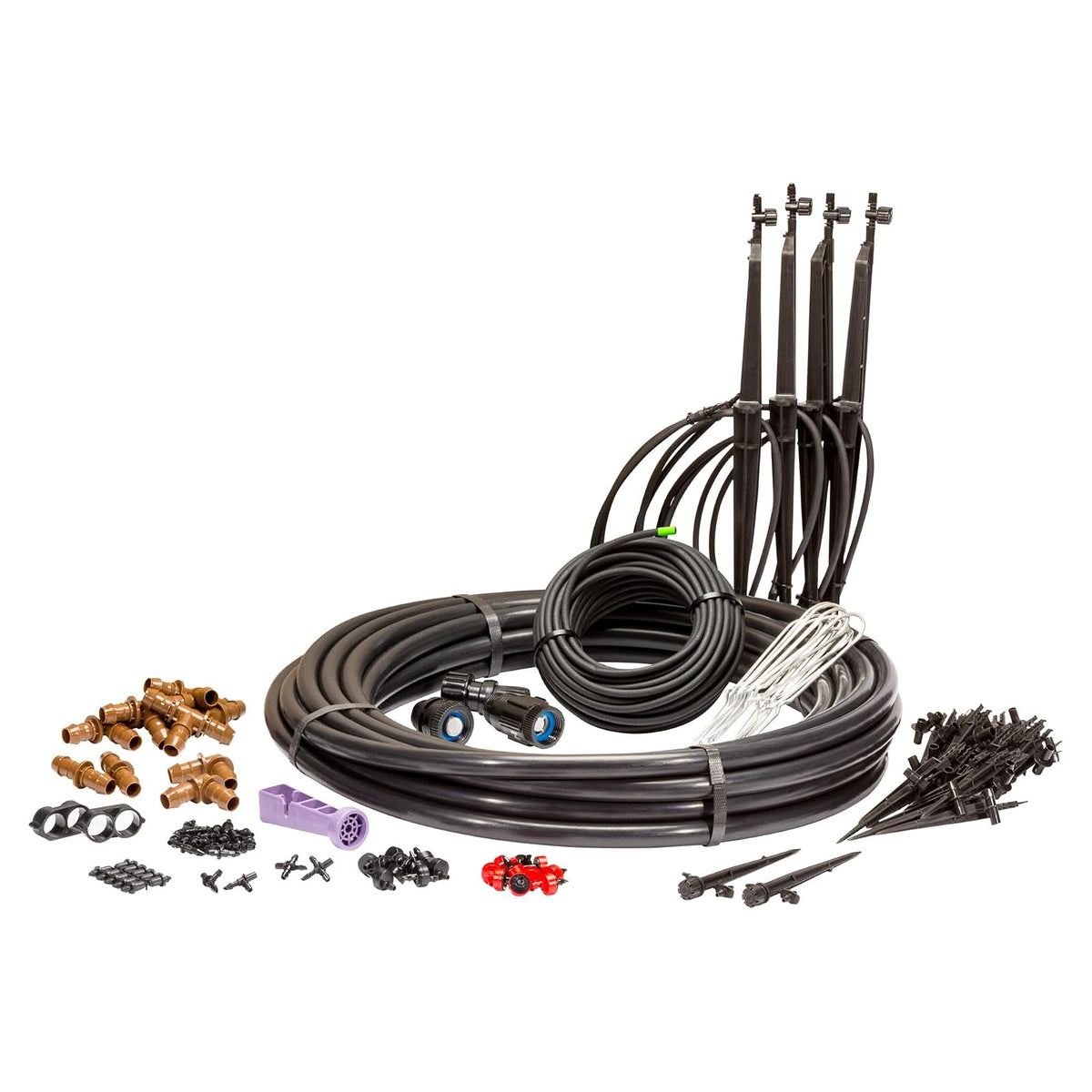 Rain Bird LNDDRIPKIT - Kit de riego por Goteo para Paisaje/jardín con goteros, microburbujas, microburbujas