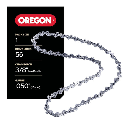Oregon S56 AdvanceCut - Cadena de motosierra para Craftsman, Echo, Homelite, Poulan, Remington, 1, color gris