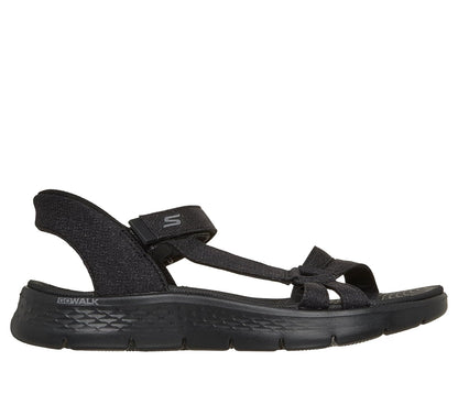 Skechers GO WALK FLEX SANDALIA ILLUMINATE Sandalias para mujer | Caminar, casual, Ultra Go, Goga, tapete lavable a máquina, vegano