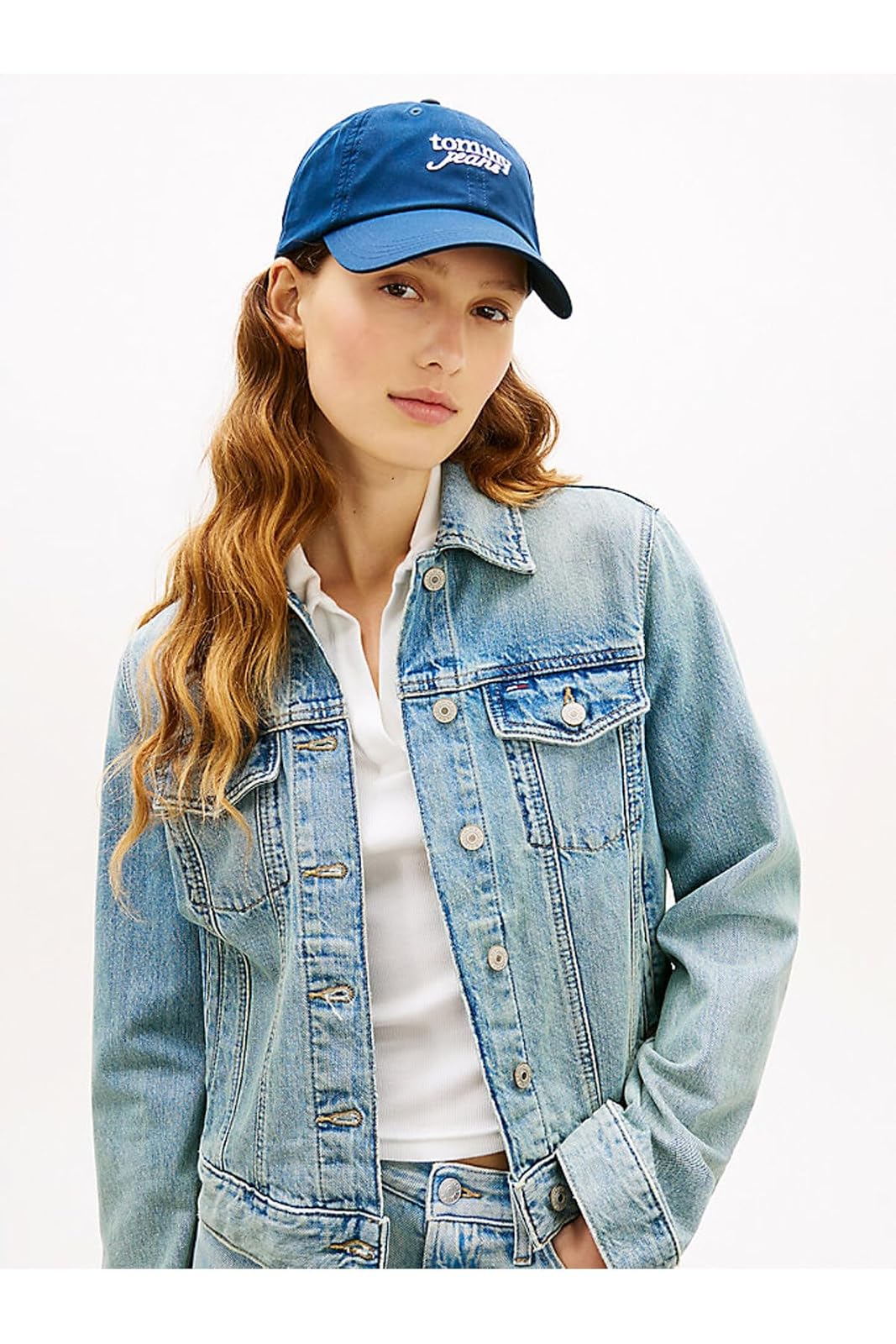 Tommy Hilfiger Gorra para Mujer C1G para Mujer, Azul Marino, Talla Única