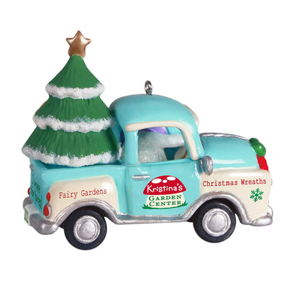 Hallmark Keepsake Adorno de Navidad con Fecha de año 2022, camión Central de jardín