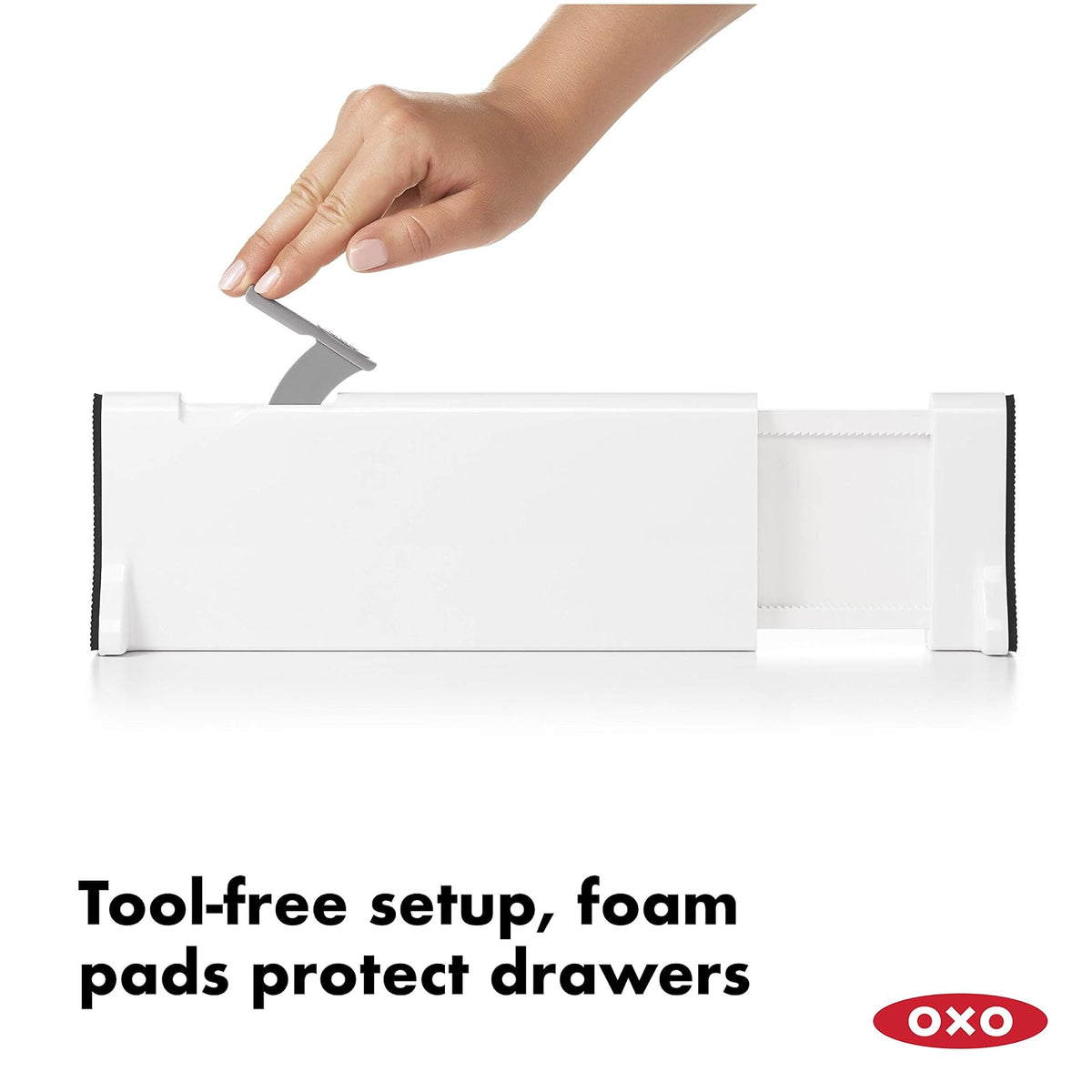 Oxo Good Grips - Separador de cajones expandible, Paquete de 2