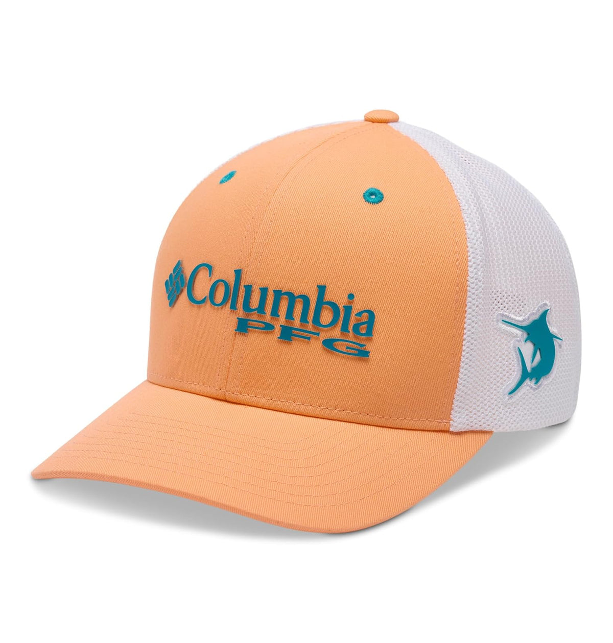 Columbia PFG Logo Mesh Ball Cap Tapa Unisex Adulto - G - Néctar brillante - Marlin
