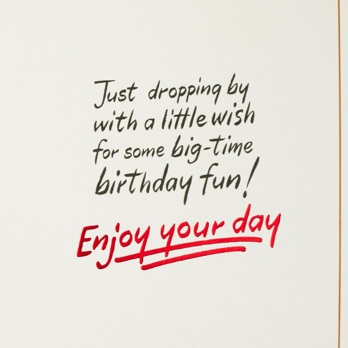 Hallmark Peanuts Tarjeta de cumpleaños (Snoopy, globos)