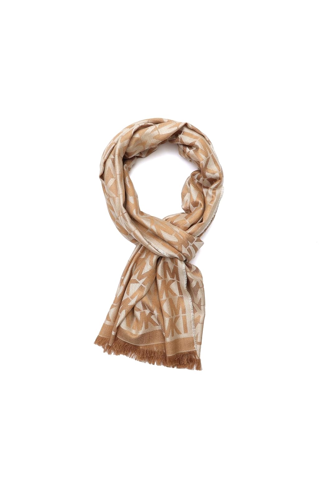 Michael Kors Mk Charm Colorblocked Lws Scarf, Stylish Fashion Accessory for Cold Weather Bufanda Mujer
