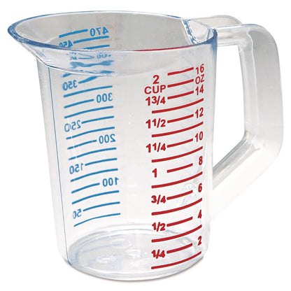 Rubbermaid Commercial Taza Medidora Gorilla, 8 oz, Transparente - 473 ml - Taza medidora
