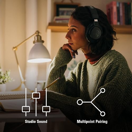 Audio-Technica ATH-M20xBT Auriculares inalámbricos sobre la Oreja