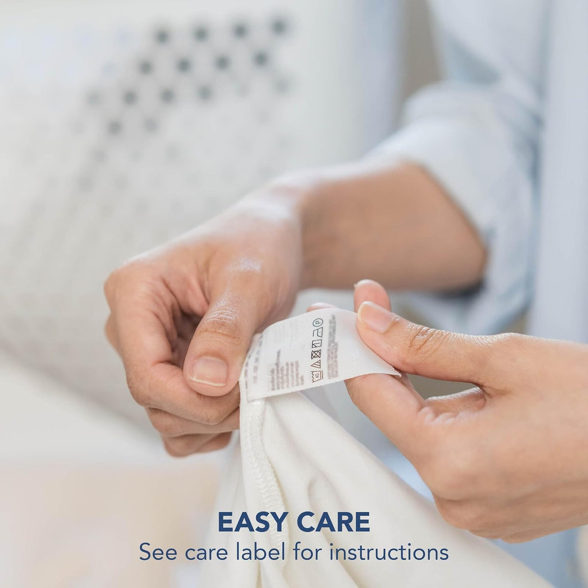 SERTA - Falda de Cama Moderna y sólida, con Volantes de Calidad de Hotel con caída de 13 Pulgadas, Lavable a máquina, King, Gris Oscuro