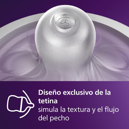 Philips Avent Set de Regalo Natural Response Recién Nacido Azul | Esenciales desde el primer día | Combina pecho y biberón fácilmente | Alimentación a su propio ritmo | 7 pz | SCD838/04