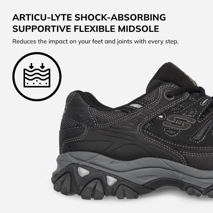 Skechers, Tenis para Hombre, Afterburn Memory-Foam Lace-up -, Varios, Varias Tallas