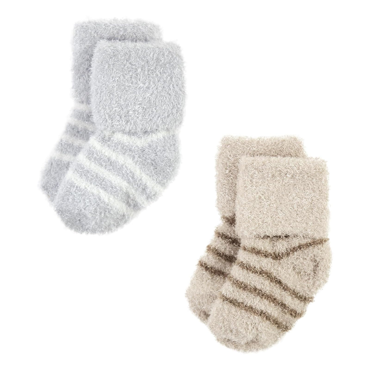 Hudson Baby - Calcetines de algodón para recién nacidos y rizados