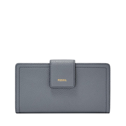 Fossil Logan - portafolios de piel para mujer con bloqueo RFID