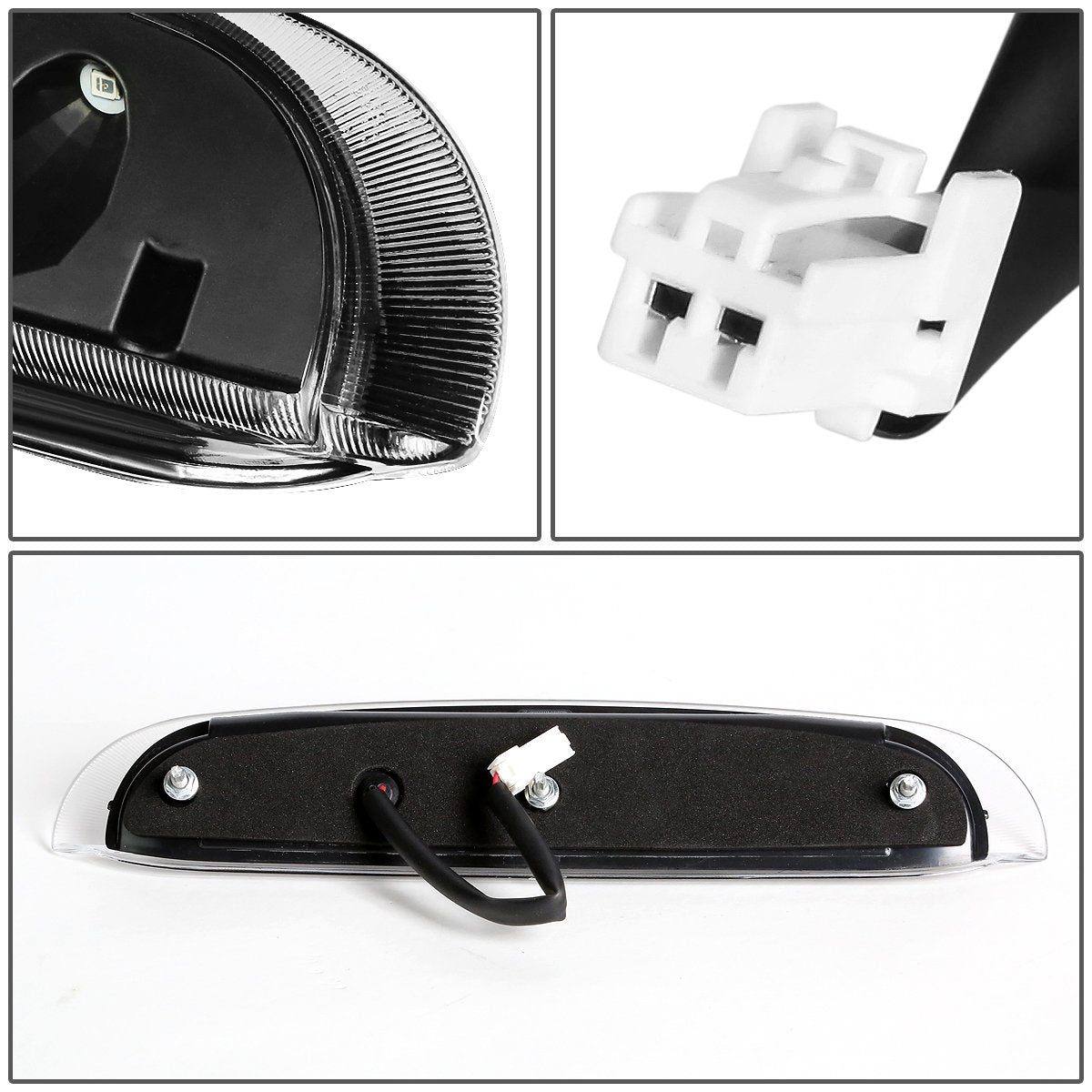 DNA Motoring Luz LED de Montaje Alto de Tercera Frenada, Negro, 3BL-FE98-LED-BK [compatible con Ford Explorer 98-01]