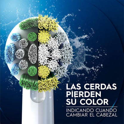 Oral-B Precision Clean, Cabezal Redondo de Repuesto para Cepillo Eléctrico, 4 Unidades