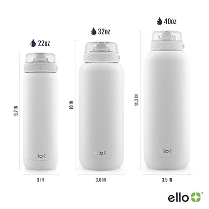 Ello Cooper Botella de agua de acero inoxidable aislada al vacío
