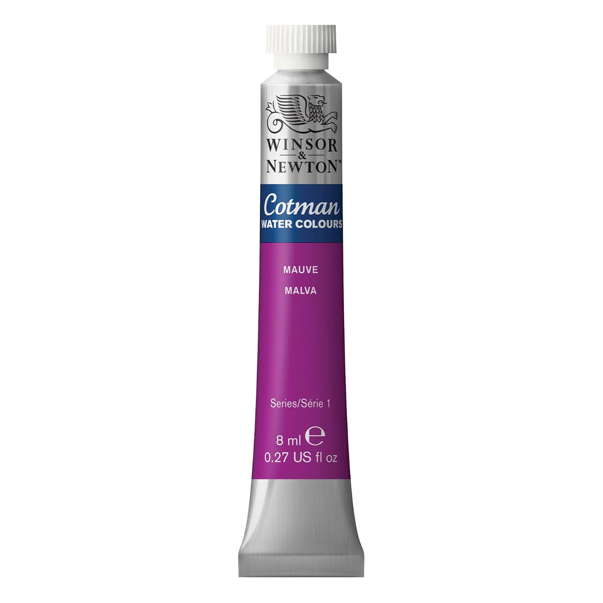 Winsor & Newton Acuarela Cotman en Tubo 8 ml, Varios Colores - Tubo de 7,7 g - Malva
