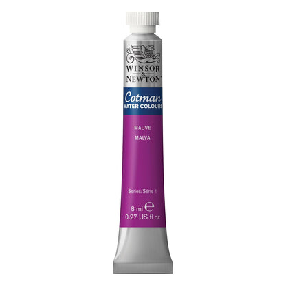 Winsor & Newton Acuarela Cotman en Tubo 8 ml, Varios Colores - Tubo de 7,7 g - Malva