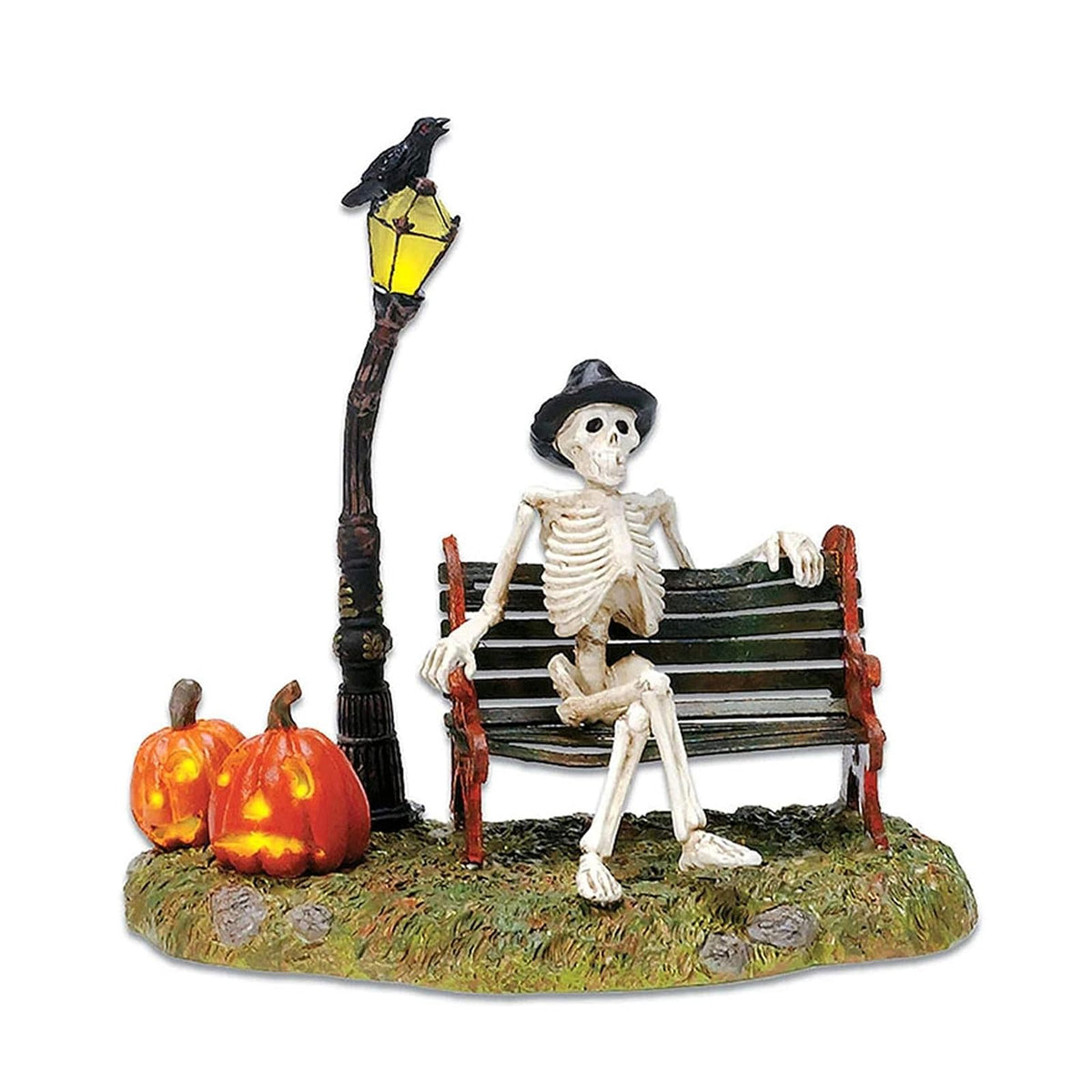 Department 56 56.53146 Accesorios para Colecciones Village Halloween Resting My Bones, Figura de 12.1 cm, Multicolor