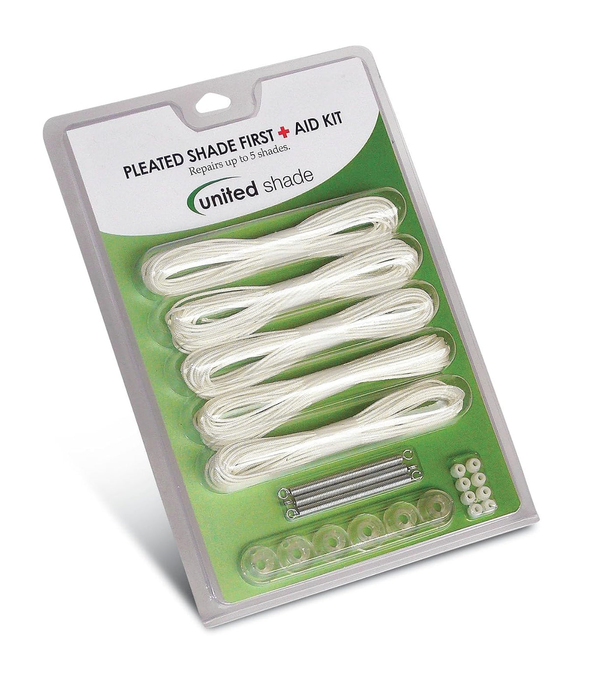 United Shade 650000 Kit de Reparación de Sombra Plisada, Blanco