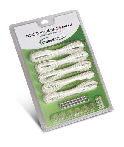United Shade 650000 Kit de Reparación de Sombra Plisada, Blanco