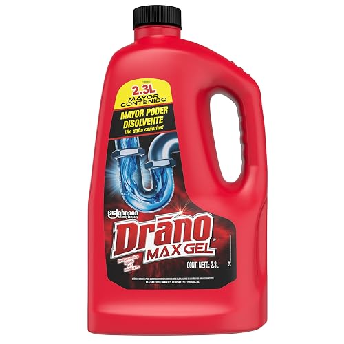Drano Max Gel Destapacaños Líquido para Lavabo y Regadera, 2.3 L